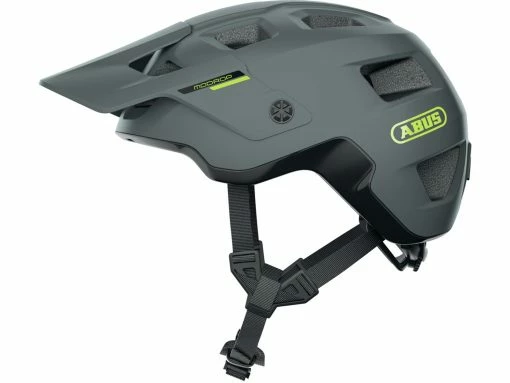 ABUS Casque MoDrop VTT Concrete Grey -VTT complets Magasin de vente abus casque modrop vtt concrete grey