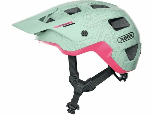 ABUS Casque MoDrop VTT Iced Mint -VTT complets Magasin de vente abus casque modrop vtt iced mint