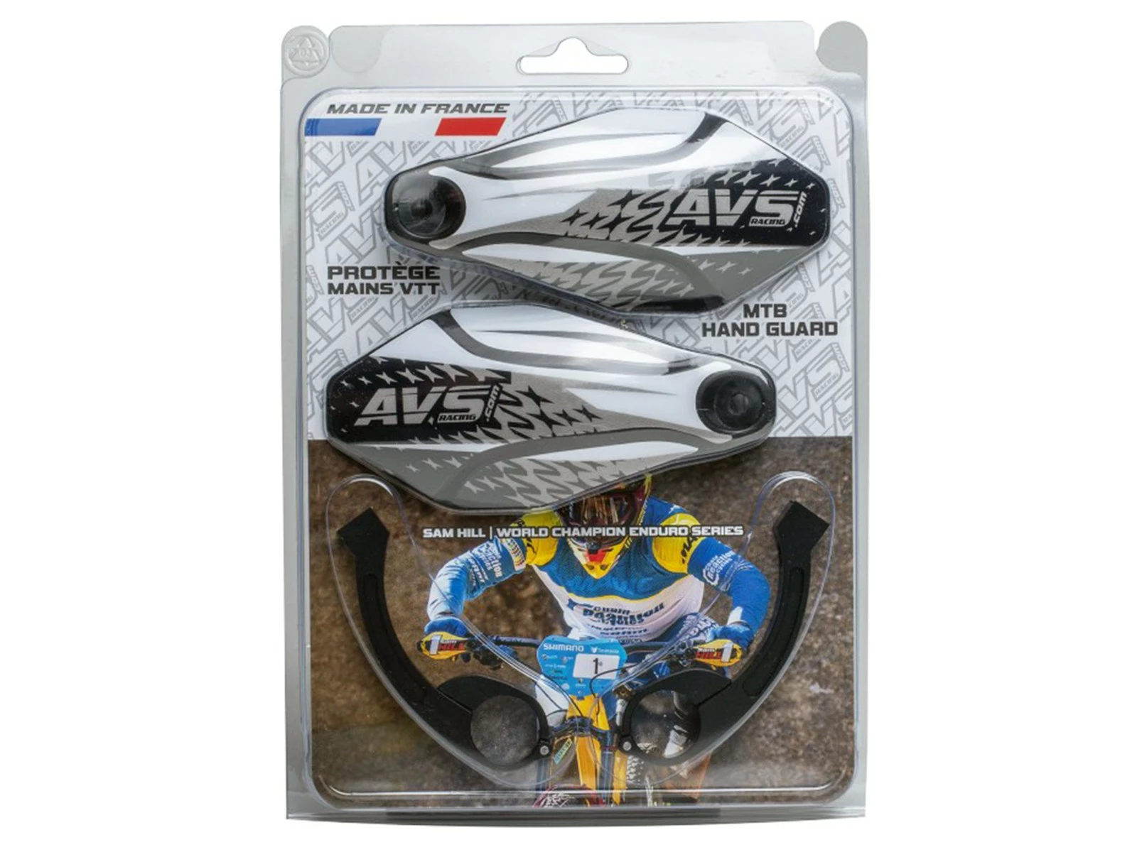 AVS Racing Protège Mains VTT MTB Hand Guard Design 2 AVS Racing Protège Mains VTT MTB Hand Guard Design – Image 2