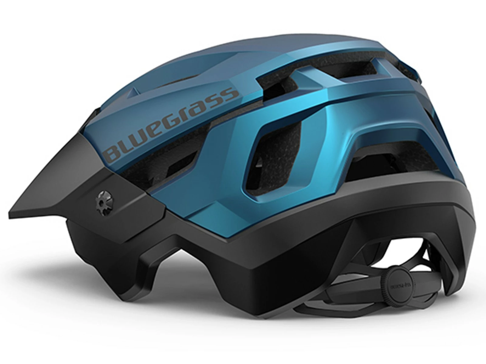 BLUEGRASS Rogue Casque VTT Teal Blue Metallic Matt 2 BLUEGRASS Rogue Casque VTT Teal Blue Metallic Matt – Image 2