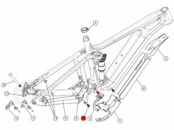 BMC Boulons De Moteur électrique Scor 4060 Z / Trailfox AMP 301244