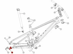 VTT complets Magasin de vente -VTT complets Magasin de vente bmc dropout 65 patte de derailleur 301701 standard 1