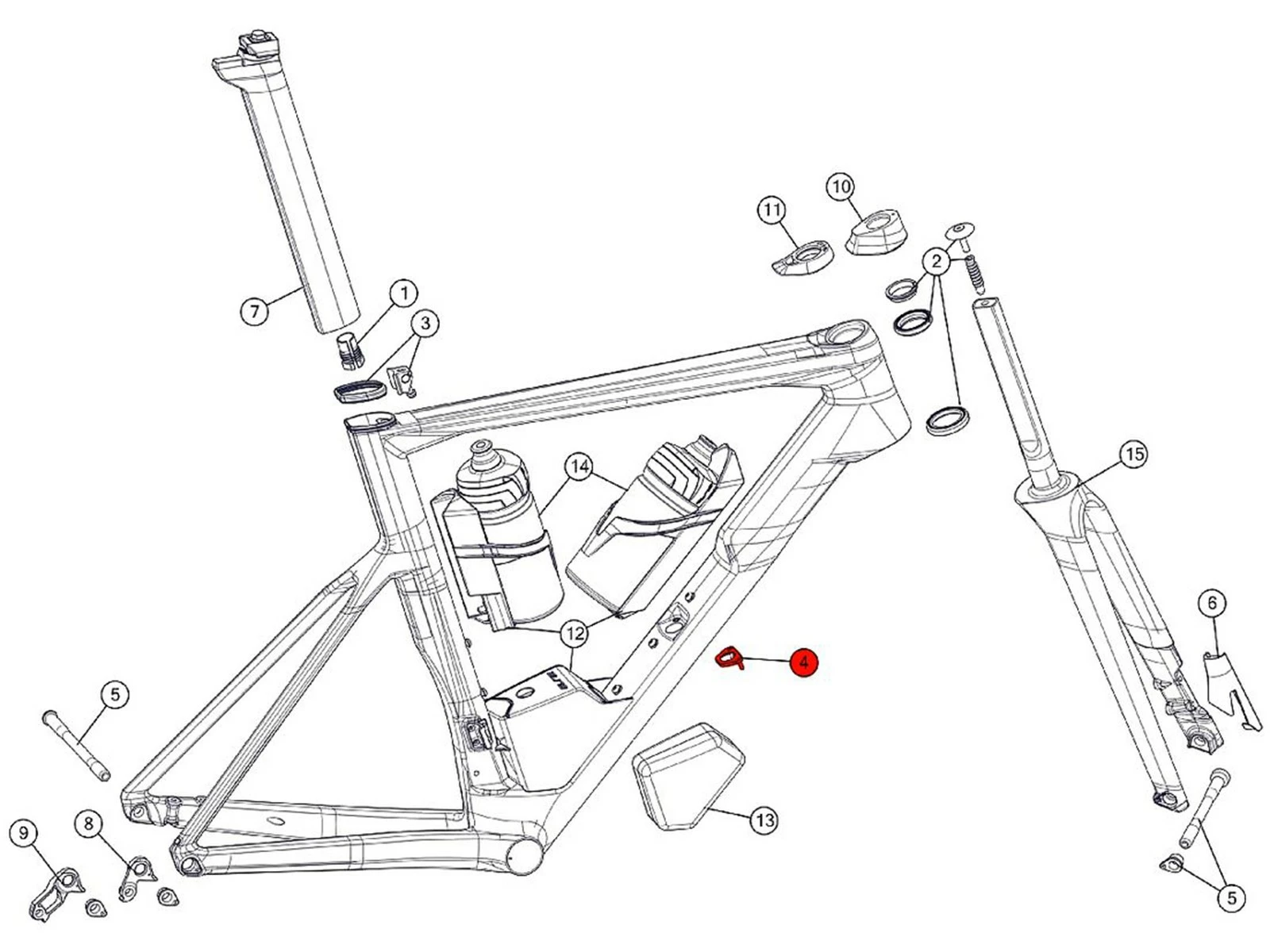 BMC Guide Câble N°22 Timemachine 01 Road - 301637 2 BMC Guide Câble N°22 Timemachine 01 Road - 301637 – Image 2