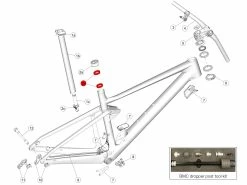 BMC Jeu De Bagues Pour Tige De Selle RAD & Autodrop - 302113 -VTT complets Magasin de vente bmc jeu de bagues pour tige de selle rad autodrop 302113 2