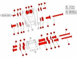 VTT complets Magasin de vente -VTT complets Magasin de vente bmc kit de visserie et roulements pour speedfox agonist depuis 2018 301206 1