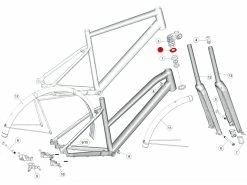 BMC Topcone MSM01 46mm 257, Alpenchallenge AL, URS AL, Roadmachine X AL - 30002029
