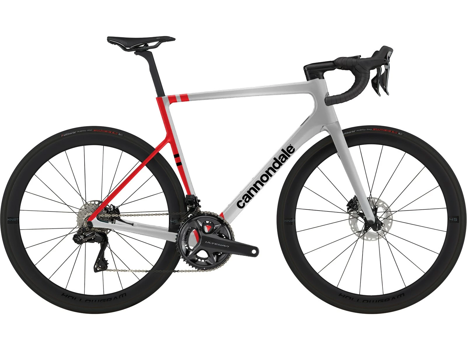 CANNONDALE SuperSix Evo Carbon Ultegra Di2 Mercury Silver / Rally Red 2022 1 CANNONDALE SuperSix Evo Carbon Ultegra Di2 Mercury Silver / Rally Red 2022