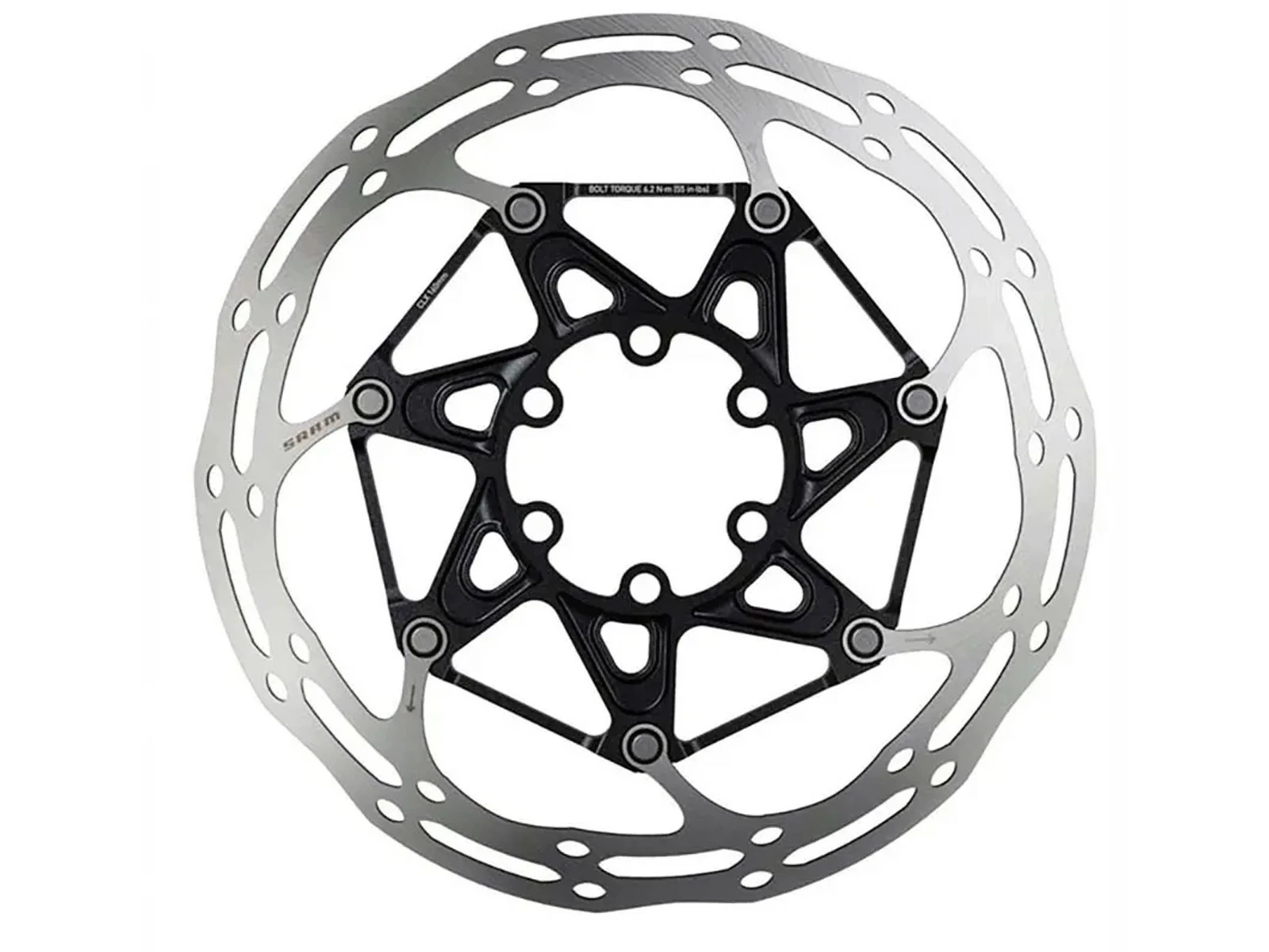 SRAM Disque Rotor Centerline XR 6 Trous 160mm 1 SRAM Disque Rotor Centerline XR 6 Trous 160mm