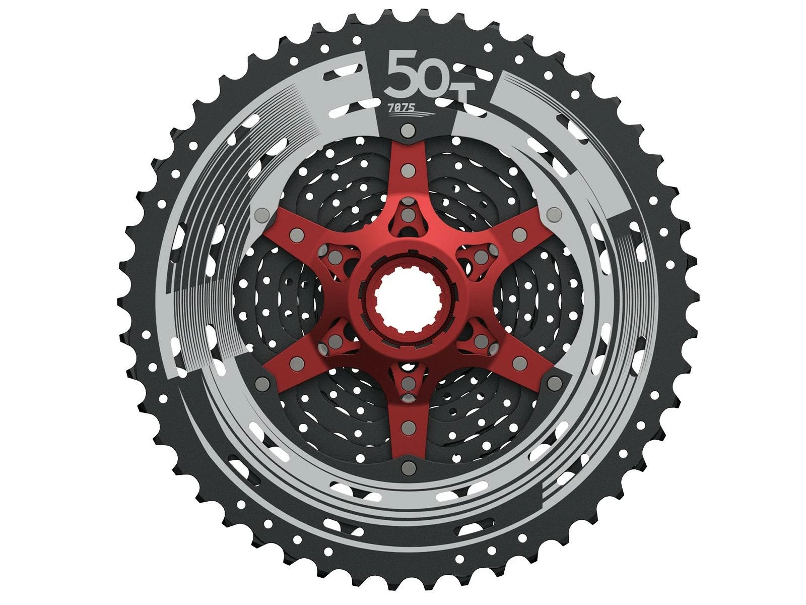 SUNRACE MX80 Cassette 11 Vitesses 11-50 Noir 2 SUNRACE MX80 Cassette 11 Vitesses 11-50 Noir – Image 2