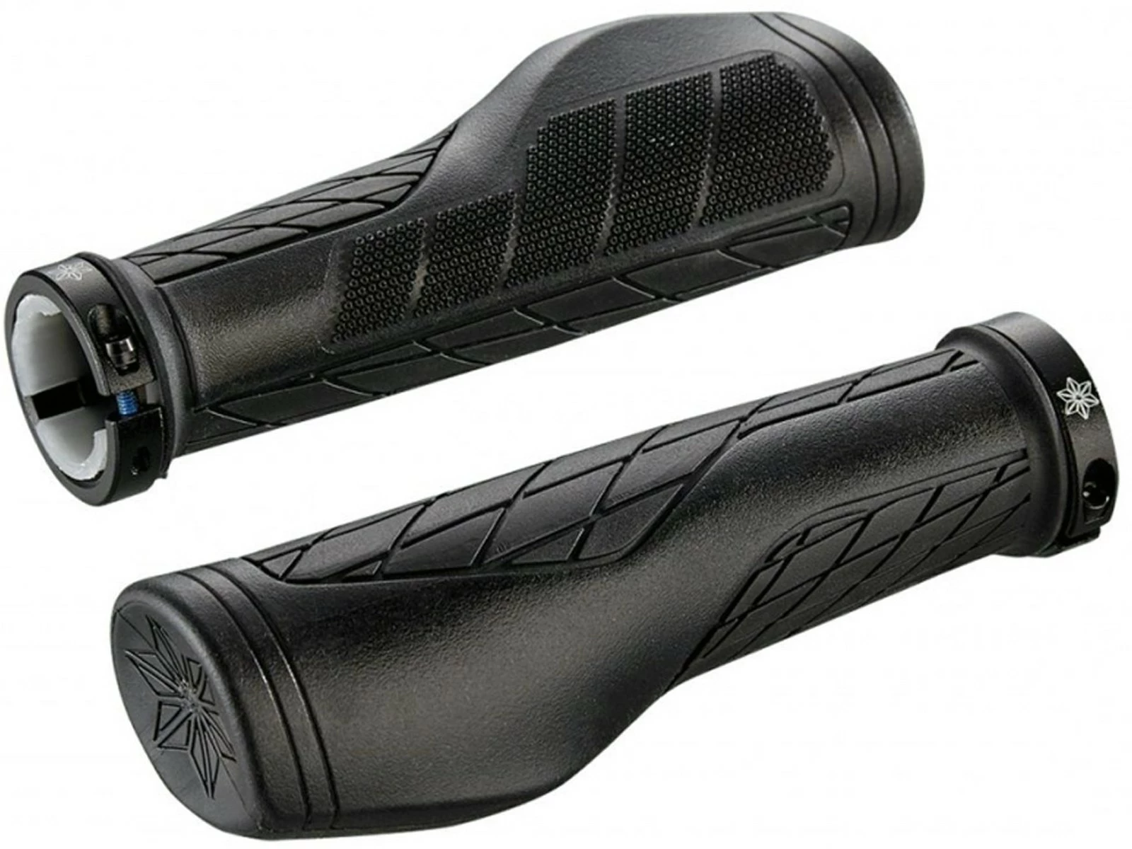 SUPACAZ Kush Ergo Poignées Rouge Et Noir 1 SUPACAZ Kush Ergo Poignées Rouge Et Noir